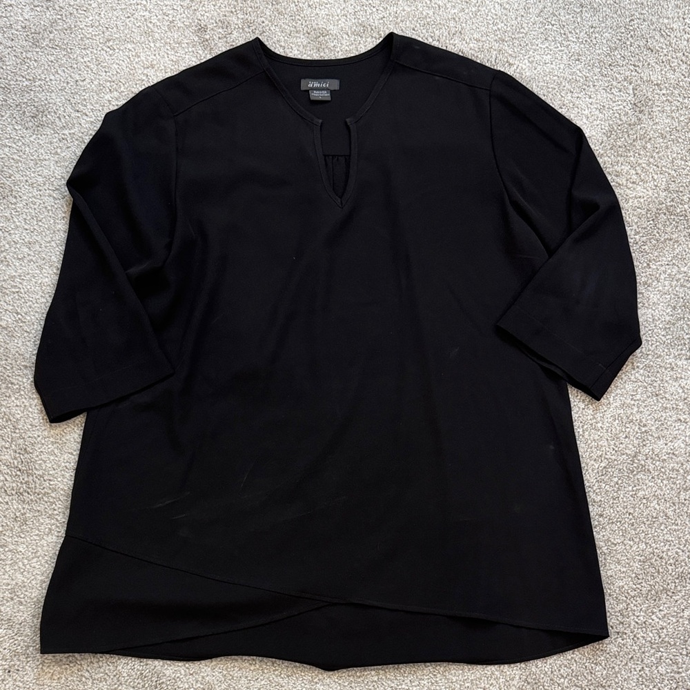 Elegant Black Women's Tunic
